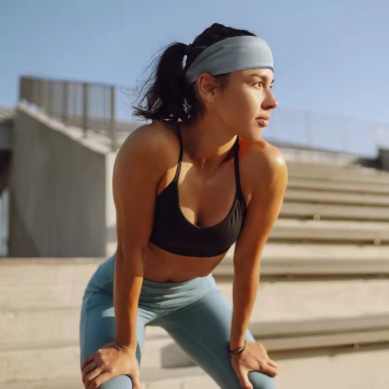 Sports Diadem for Yoga and Fitness for Men and Women, Elastic Hair Band, Elastic Towel, Diadem, Sweat Absorbing Head Band
