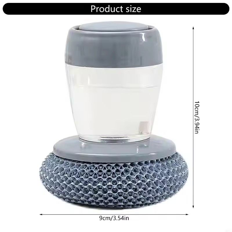 1pc Kitchen and Household Stove Cleaning Brush, Kitchen Sink Brush, Pot, Oven, Durable PET Steel Wire Ball Brush Added