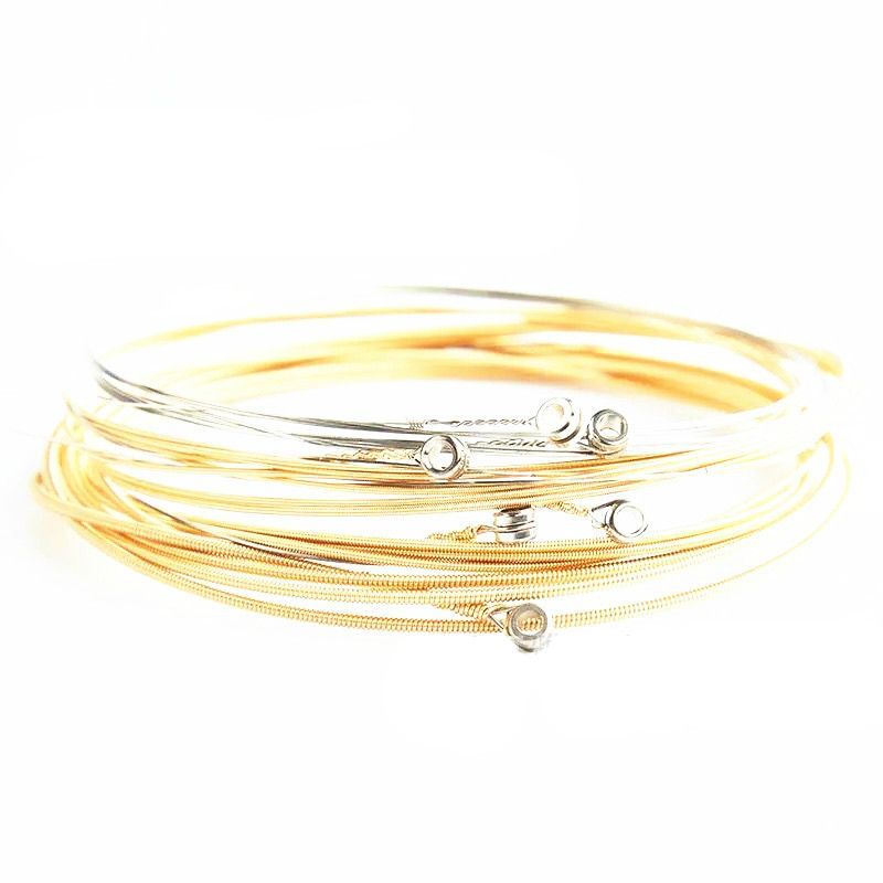 1 SET 6 Pieces Copper Guitar Strings 1-6 for Classical Classic Steel Wire Classic Acoustic Folk Guitar Parts Accessories E-1004