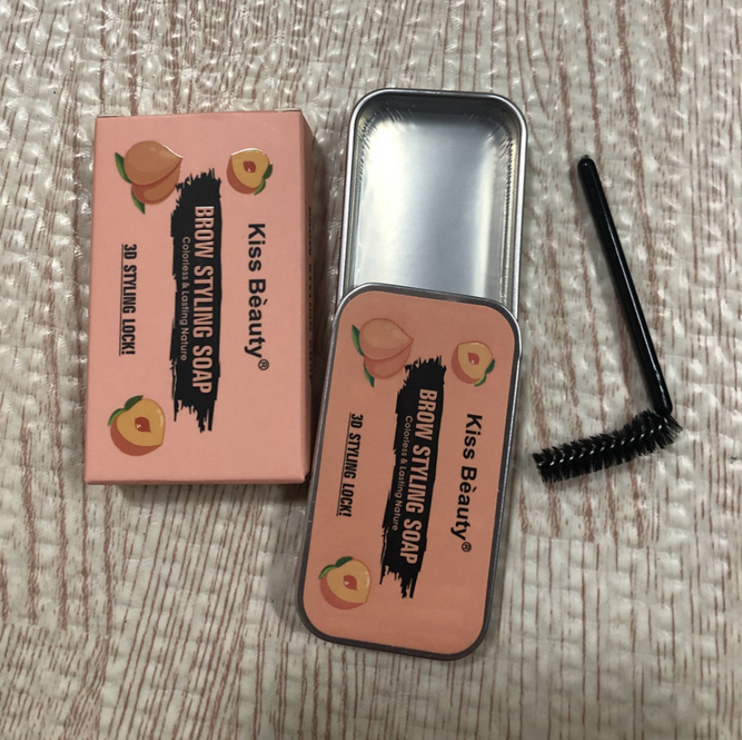 1pc Brow Repair Soap Style Wax Gel With Brush Long Lasting Makeup Eyebrow Eye Makeup Easy To Use Tool Waterproof B2-788 view 6