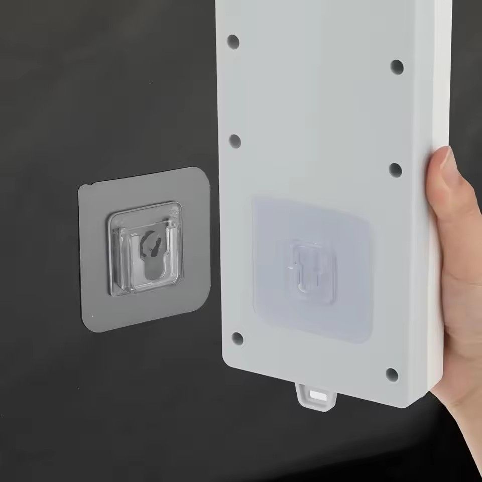 Double-Sided Adhesive Wall Hooks Hanger Strong Transparent Suction Cup Sucker Hooks Kitchen Bathroom Storage Plug Socket Holders C-458