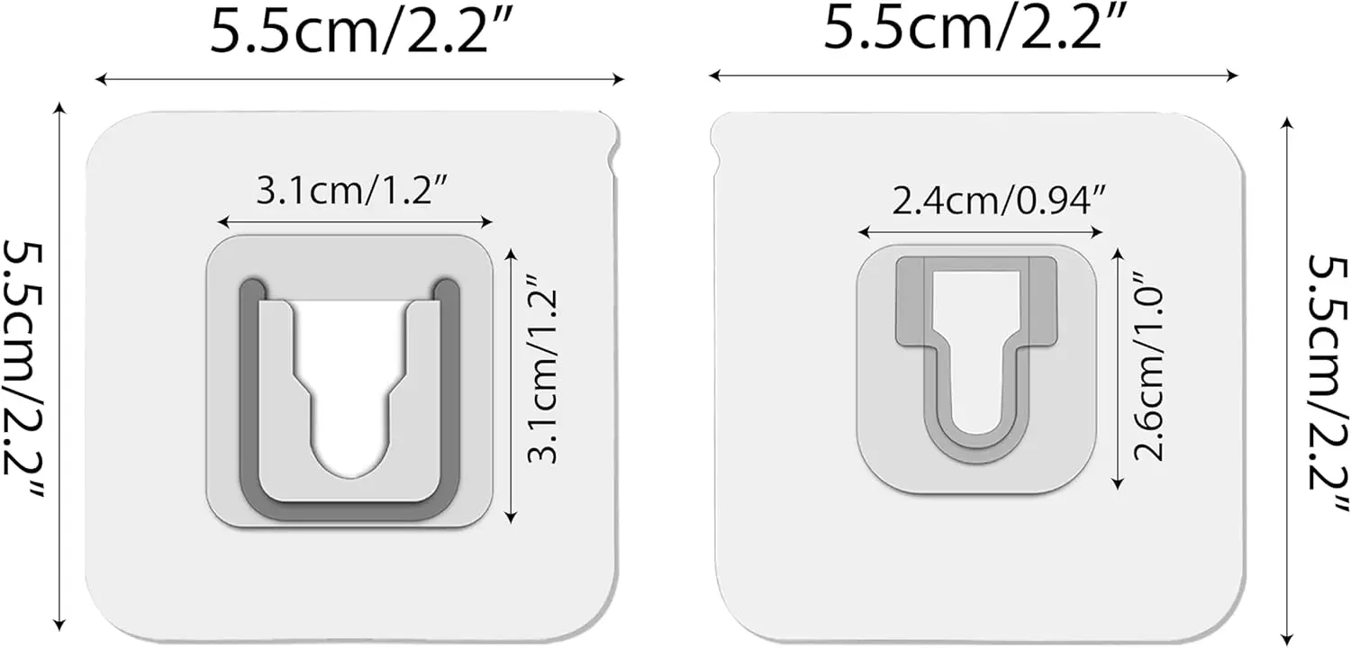 Double-Sided Adhesive Wall Hooks Hanger Strong Transparent Suction Cup Sucker Hooks Kitchen Bathroom Storage Plug Socket Holders C-458