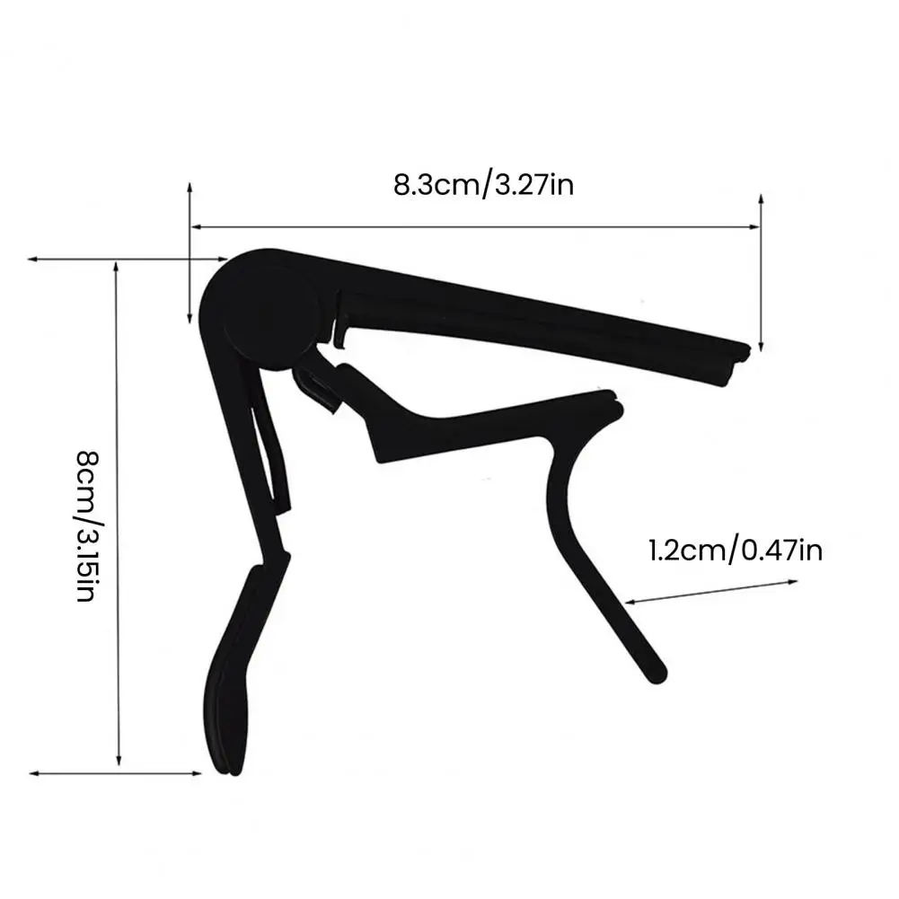 Metal Guitar Capo Universal Ukulele Acoustic Classical Folk Electric Guitar Tuner Clip Music Instruments Reusable Guitar Capo