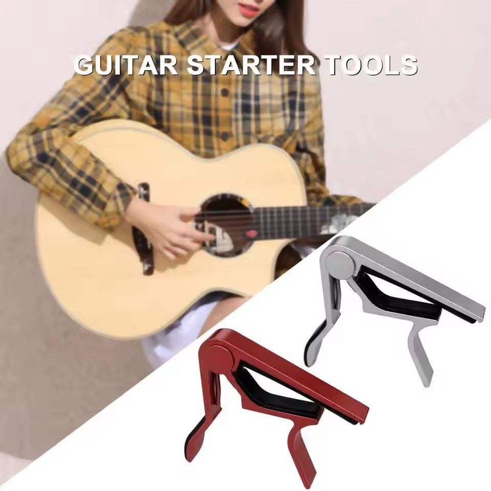 Metal Guitar Capo Universal Ukulele Acoustic Classical Folk Electric Guitar Tuner Clip Music Instruments Reusable Guitar Capo