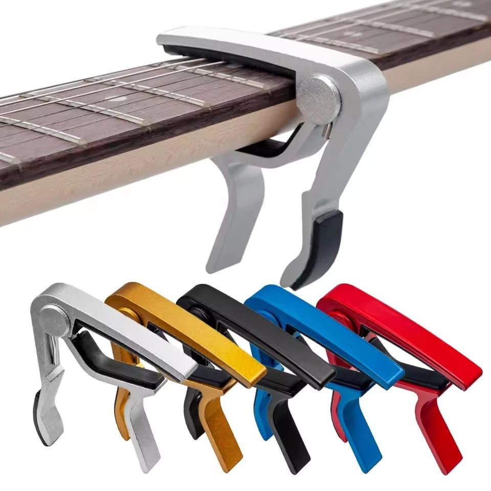 Metal Guitar Capo Universal Ukulele Acoustic Classical Folk Electric Guitar Tuner Clip Music Instruments Reusable Guitar Capo
