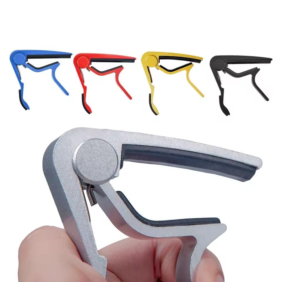 Metal Guitar Capo Universal Ukulele Acoustic Classical Folk Electric Guitar Tuner Clip Music Instruments Reusable Guitar Capo