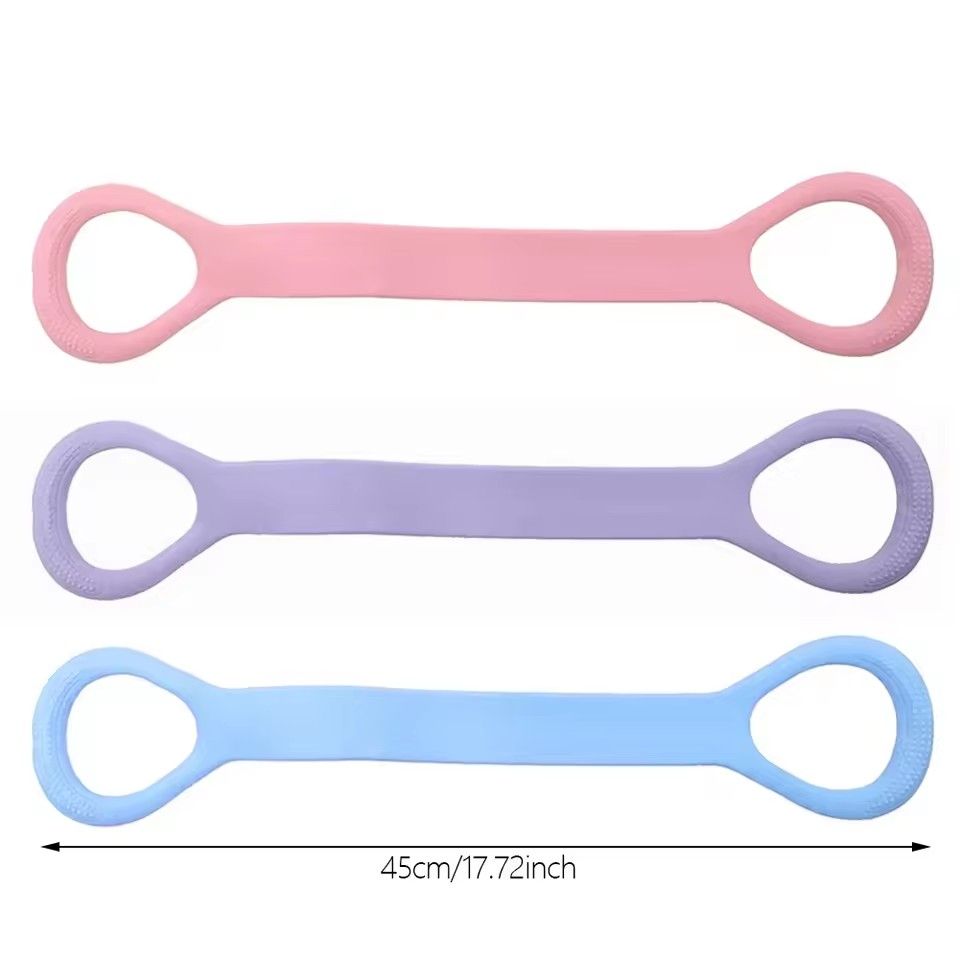 Rally Open Back Fitness Stretching Belt Elastic Belt Exercising Equipment Household Open Shoulder Back Yoga Artifact