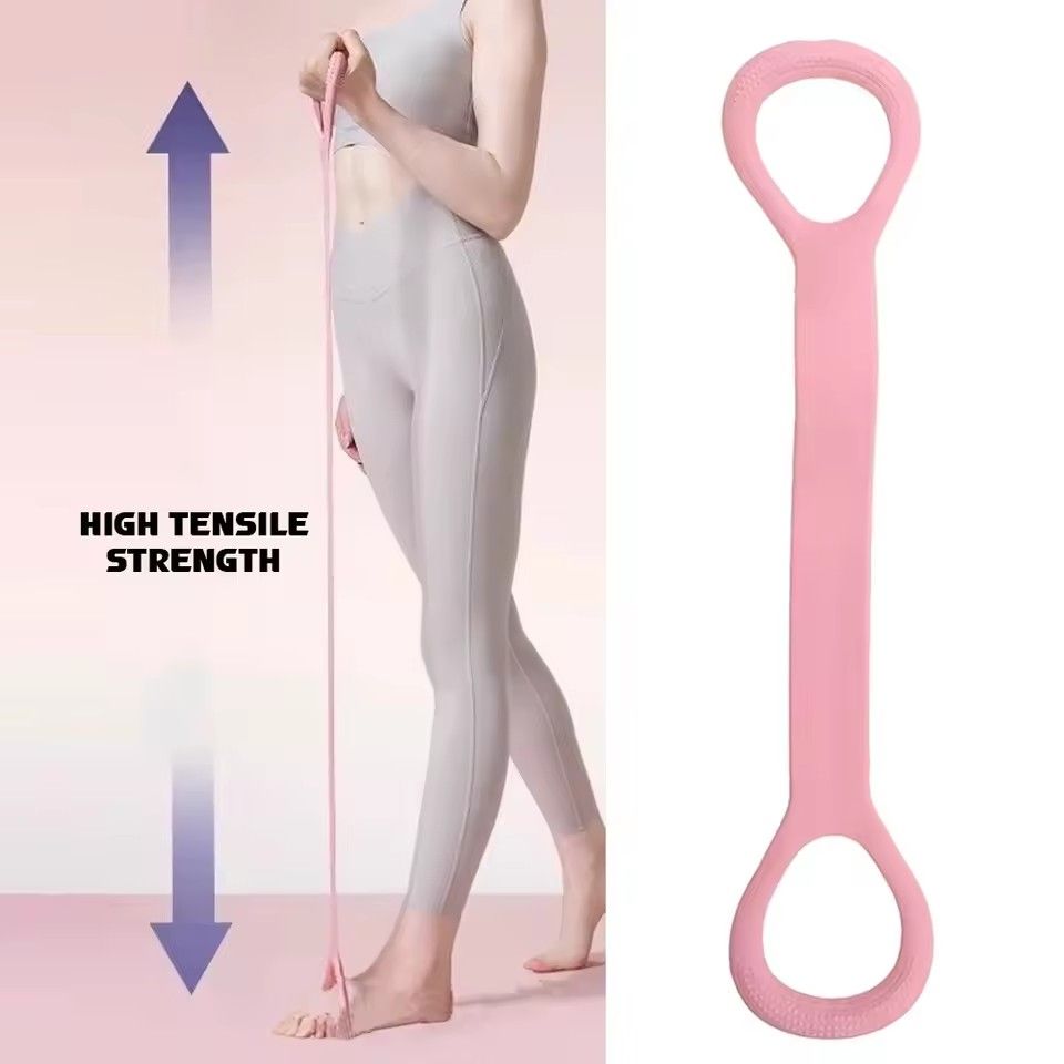 Rally Open Back Fitness Stretching Belt Elastic Belt Exercising Equipment Household Open Shoulder Back Yoga Artifact