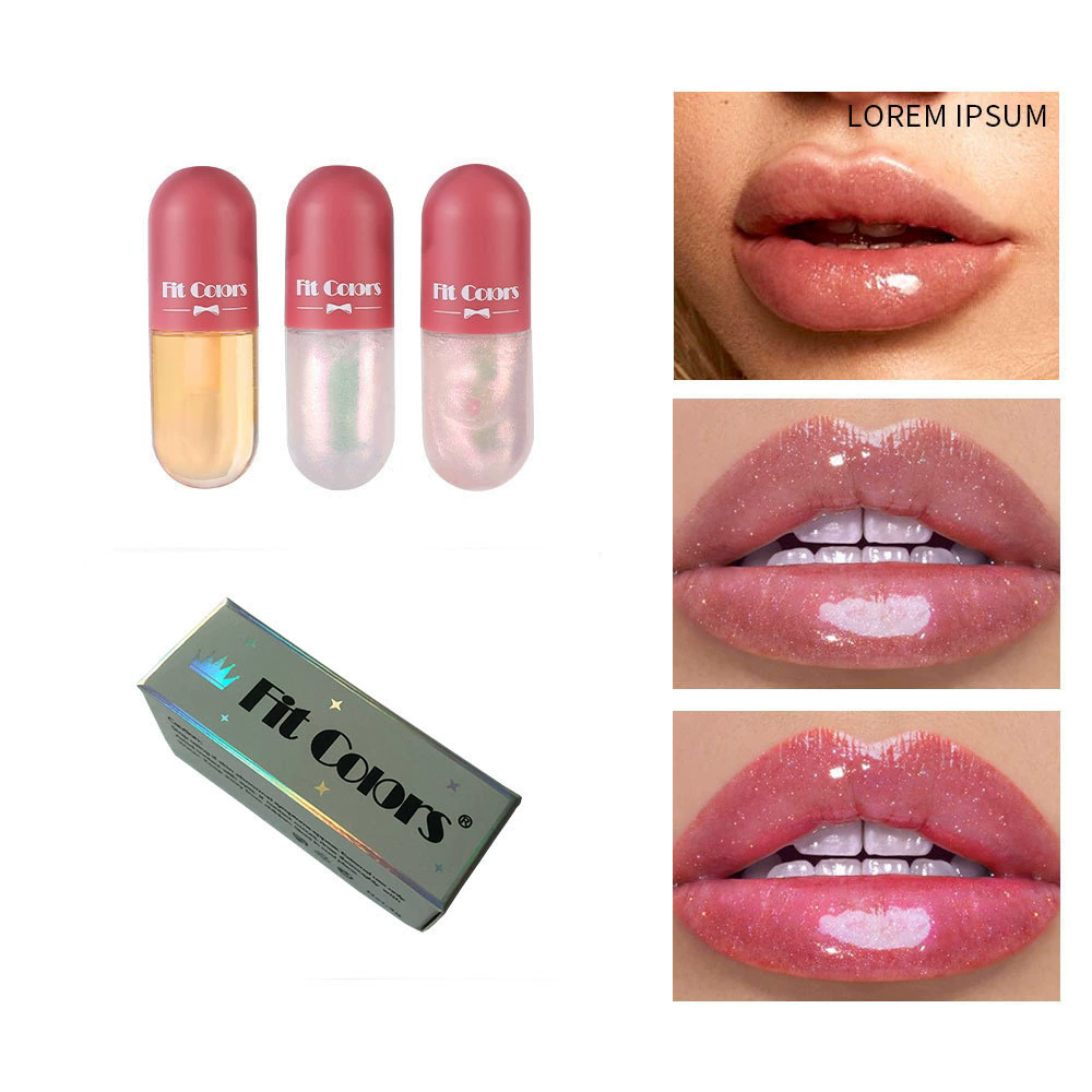 1pc Lips Plumper Oil Repairing Reduce Lip Fine Line Clear Lasting Nourishing Serum Cosmetic Sexy Lip Gloss B2-600