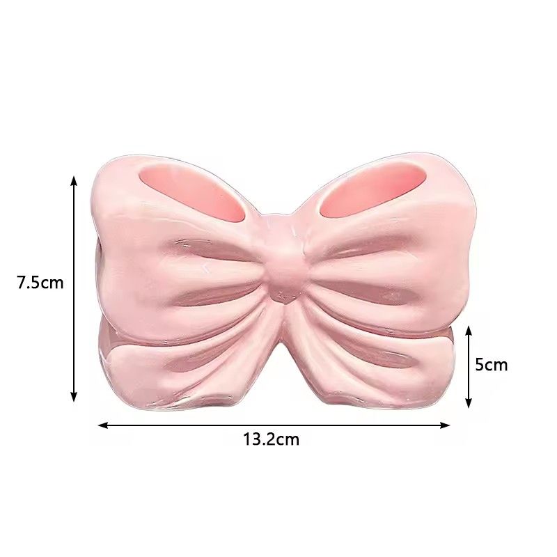 1pc Creative Toothbrush Stand with Loop, Ceramic Electric Toothpaste Storage Rack, Bathroom Countertop Storage Accessories