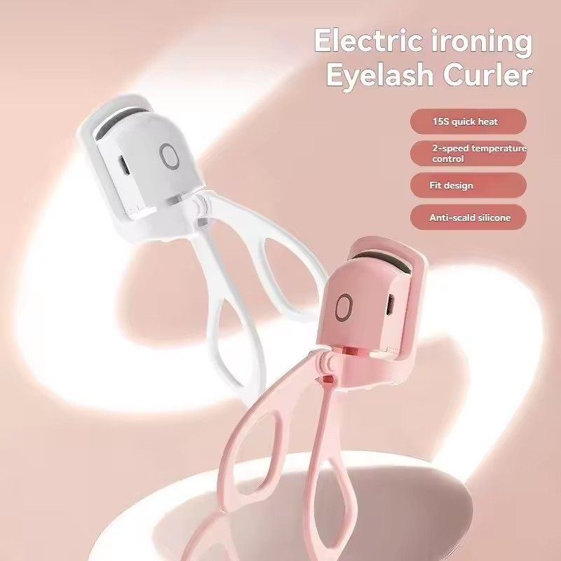 Electric Eyelash Curler with Heating, Thermal Eyelash Curler, USB Rechargeable, Mini Long Lasting Makeup Tool, Beauty Tool