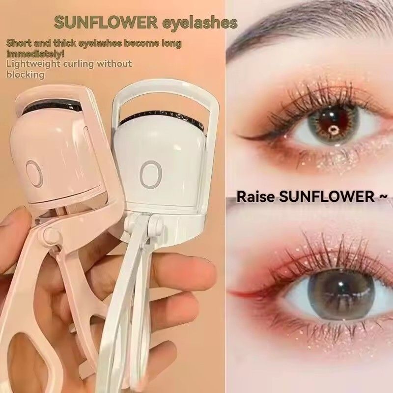 Electric Eyelash Curler with Heating, Thermal Eyelash Curler, USB Rechargeable, Mini Long Lasting Makeup Tool, Beauty Tool