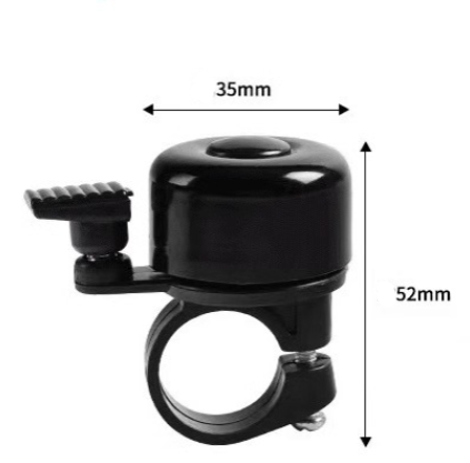 Bicycle Bell With Hamburg Drawings, Mountain Bike Handlebar Safety Bell, Fries Sandwich, Noisy Cycling Accessories