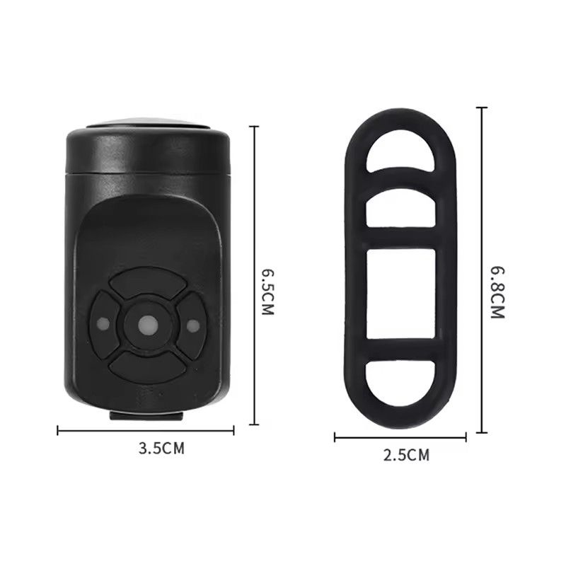 Rechargeable USB Bicycle Bell Speaker Ring Black ABS Electric Horn Loud Handlebar Alarm Bike Accessory Cycling Bell C-654
