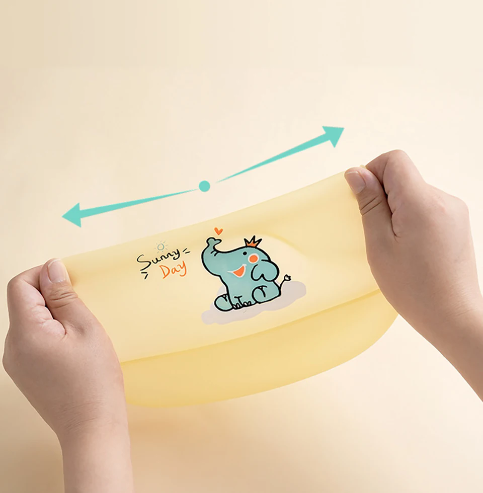 Baby Silicone Bib For Summer Waterproof Feeding Bib For Children Lightweight And Thin No Sagging When Worn