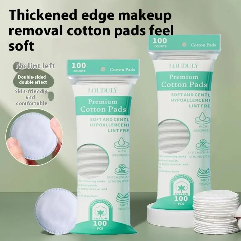 Cotton Pads Disposable Clean Cotton Face Nail Polish Remover Round Soft Face Cleansing Remover Cotton Pads Makeup Tools C-629