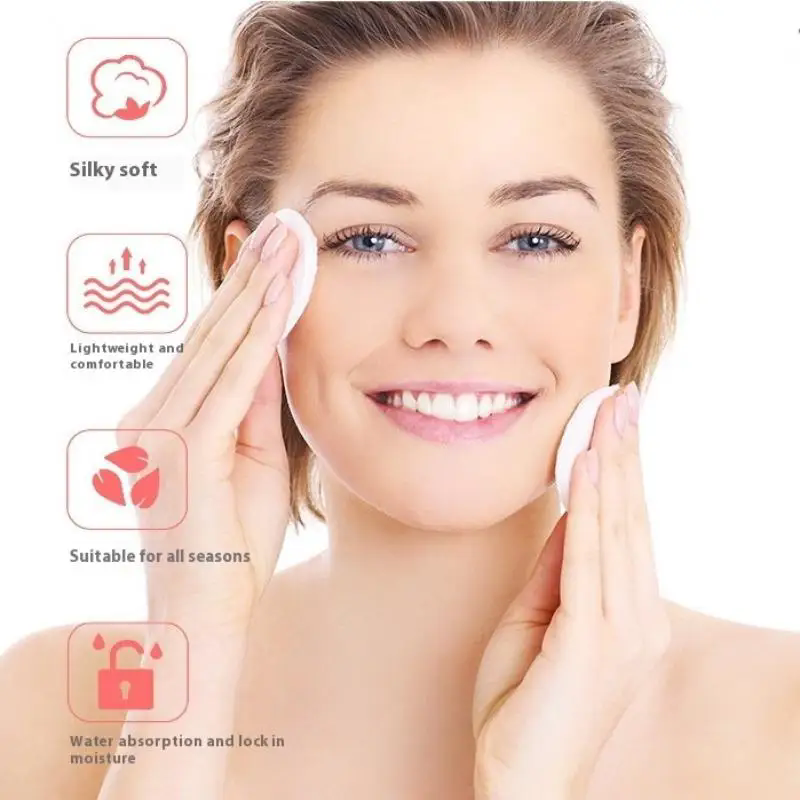 Cotton Pads Disposable Clean Cotton Face Nail Polish Remover Round Soft Face Cleansing Remover Cotton Pads Makeup Tools C-629