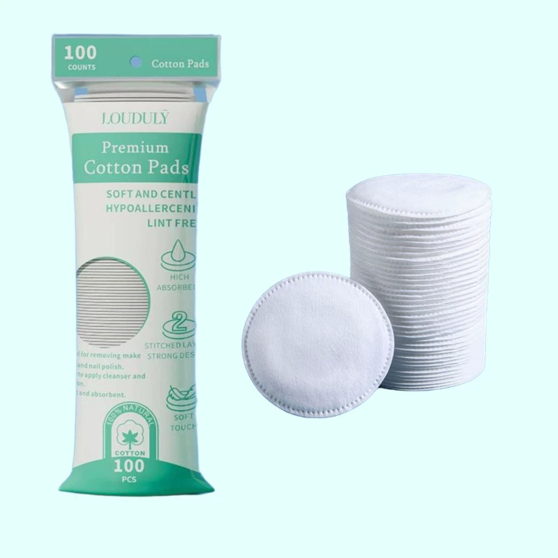 Cotton Pads Disposable Clean Cotton Face Nail Polish Remover Round Soft Face Cleansing Remover Cotton Pads Makeup Tools C-629