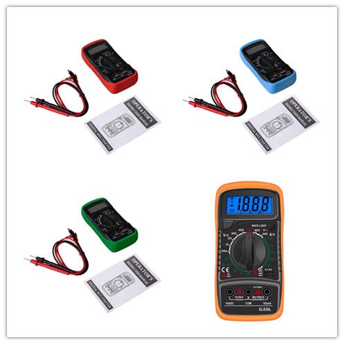XL830L Digital Multimeter Intelligent Voltage AC/DC Resistance Amperimeter hFE Triode Ohm NCV Diode Multimeter Tester Tools