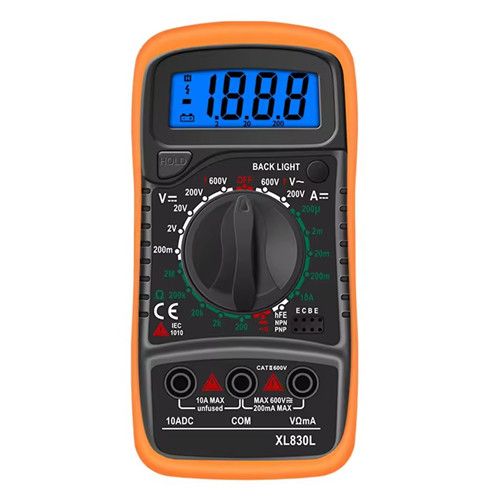 XL830L Digital Multimeter Intelligent Voltage AC/DC Resistance Amperimeter hFE Triode Ohm NCV Diode Multimeter Tester Tools
