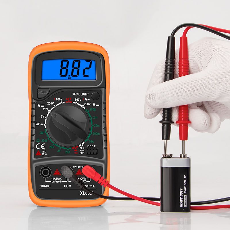 XL830L Digital Multimeter Intelligent Voltage AC/DC Resistance Amperimeter hFE Triode Ohm NCV Diode Multimeter Tester Tools