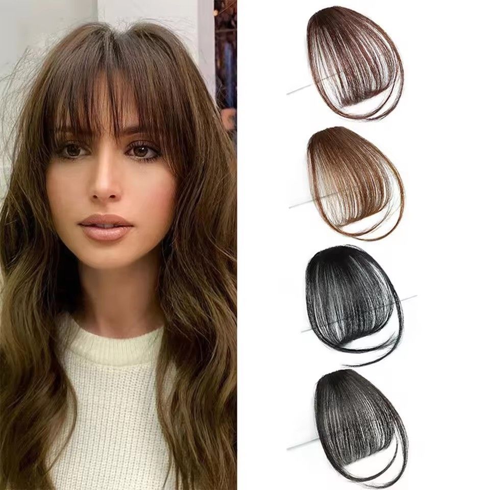 Air Bangs Wig Summer Light And Thin Fake Bangs Natural Forehead Invisible And Traceless Bangs Wig Piece C-406