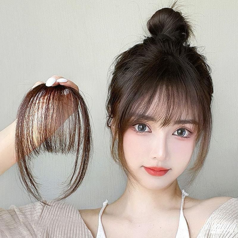 Air Bangs Wig Summer Light And Thin Fake Bangs Natural Forehead Invisible And Traceless Bangs Wig Piece C-406