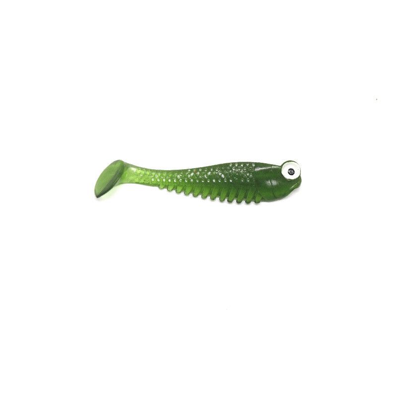 20pcs/bag 5cm 1.3g Lure Soft Luminescent Tail In T Realistic Imitation Fish Bait For Fishing Gear Night Fishing Equipment