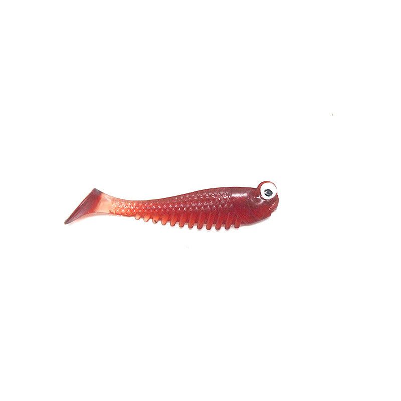 20pcs/bag 5cm 1.3g Lure Soft Luminescent Tail In T Realistic Imitation Fish Bait For Fishing Gear Night Fishing Equipment