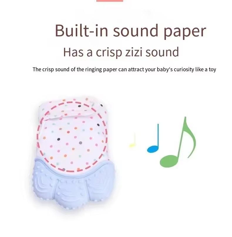 Baby Teethers Chewing Toy Teething Glove Silicone Tooth Aniti-bite Infant Hand Teether Pacifiers Breastfeeding For Newborn L-22-7