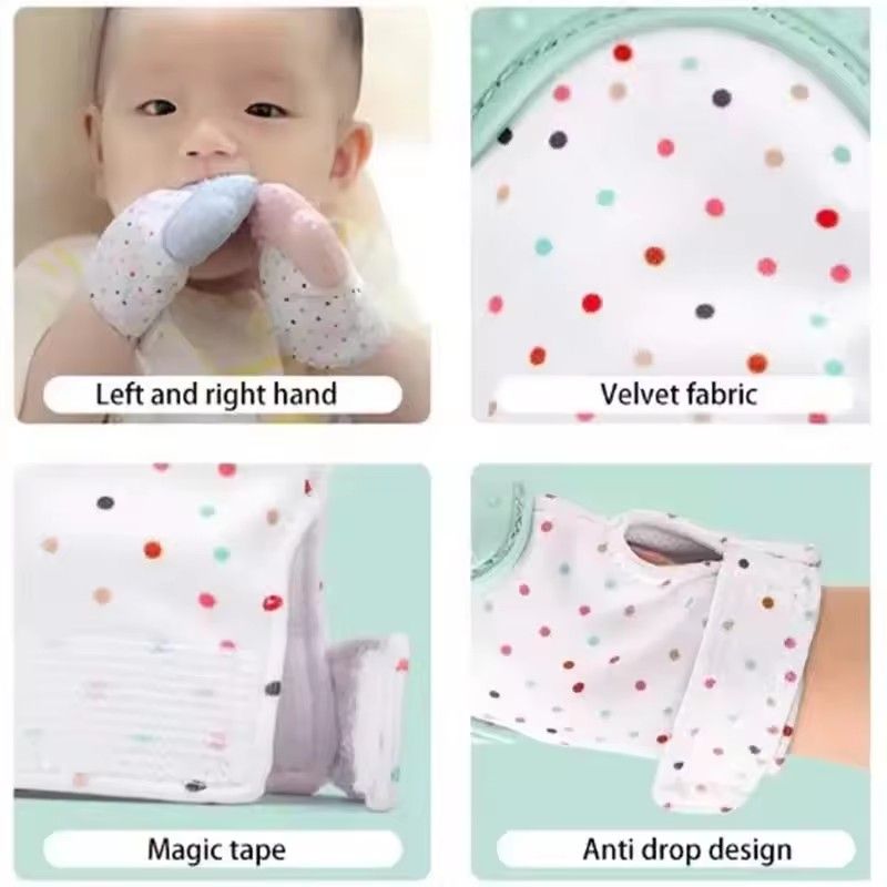 Baby Teethers Chewing Toy Teething Glove Silicone Tooth Aniti-bite Infant Hand Teether Pacifiers Breastfeeding For Newborn L-22-7