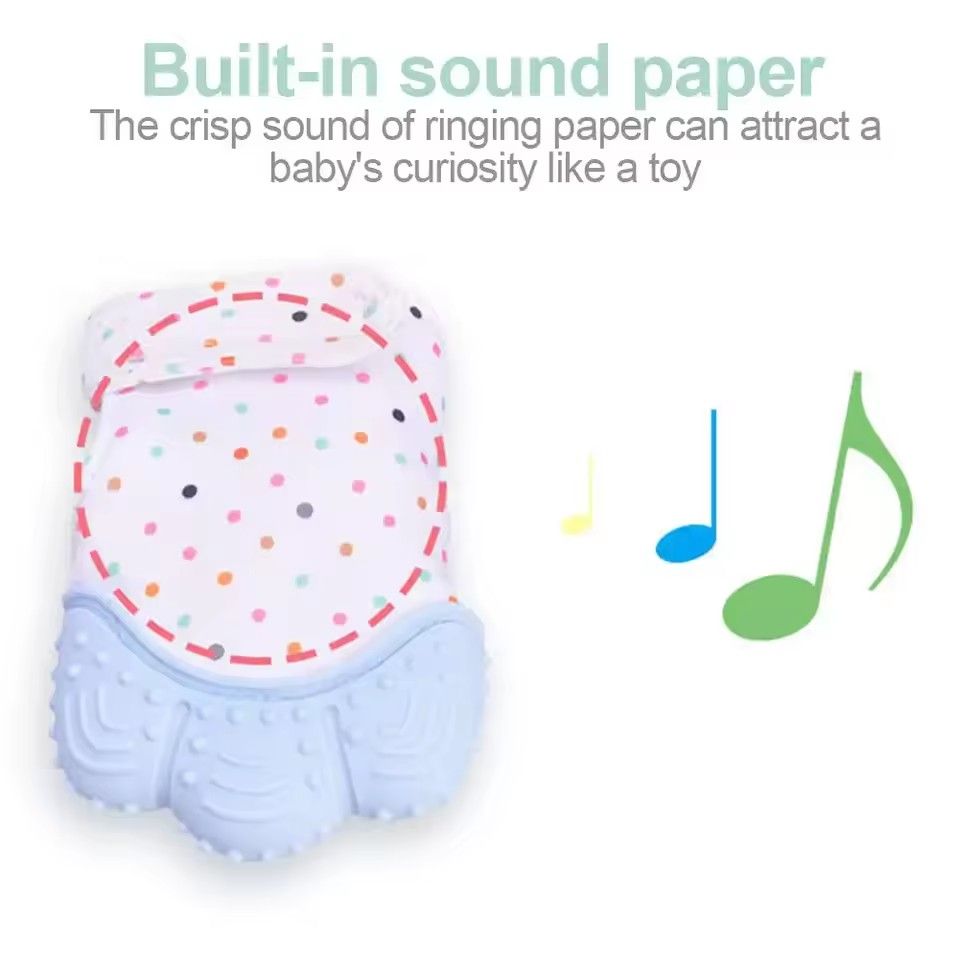 Baby Teethers Chewing Toy Teething Glove Silicone Tooth Aniti-bite Infant Hand Teether Pacifiers Breastfeeding For Newborn L-22-7