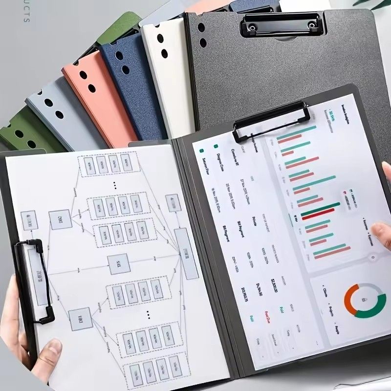 1pc A3,A4 File Folders, Document Organizer, Cover Paper Holder, Business and School Paper Folder, Stationery and Office Supplies