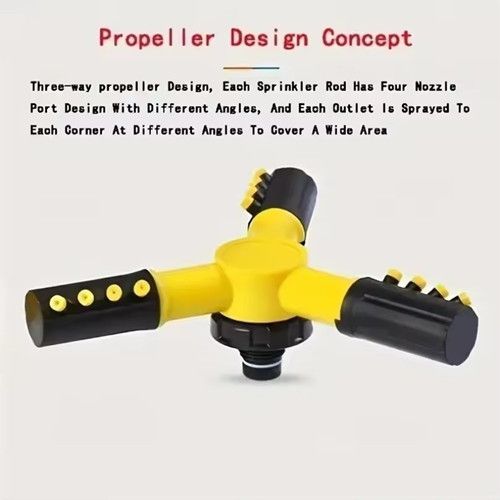 360 Degree Automatic Rotating Water Pipe Set, Lawn & Garden Sprayer, Large Area Coverage, Irrigation Sprayer