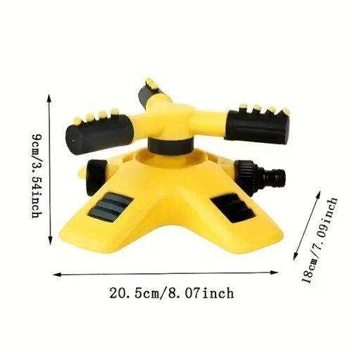 360 Degree Automatic Rotating Water Pipe Set, Lawn & Garden Sprayer, Large Area Coverage, Irrigation Sprayer