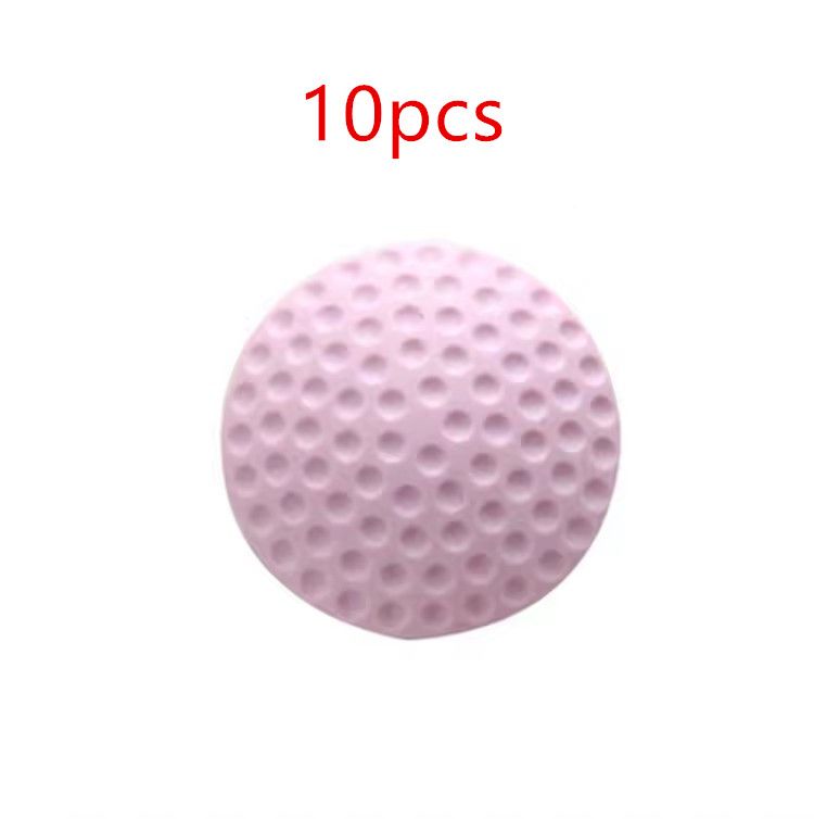 10pcs Door Stopper with Handle, Door Stopper, Practical Wall Sticker, Soft Rubber, Shockproof, Silent Home Sticker
