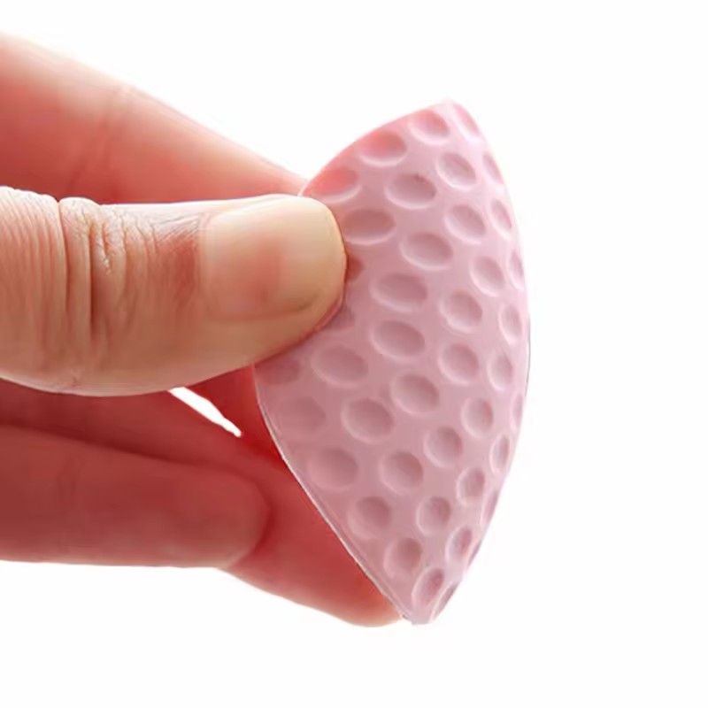 10pcs Door Stopper with Handle, Door Stopper, Practical Wall Sticker, Soft Rubber, Shockproof, Silent Home Sticker