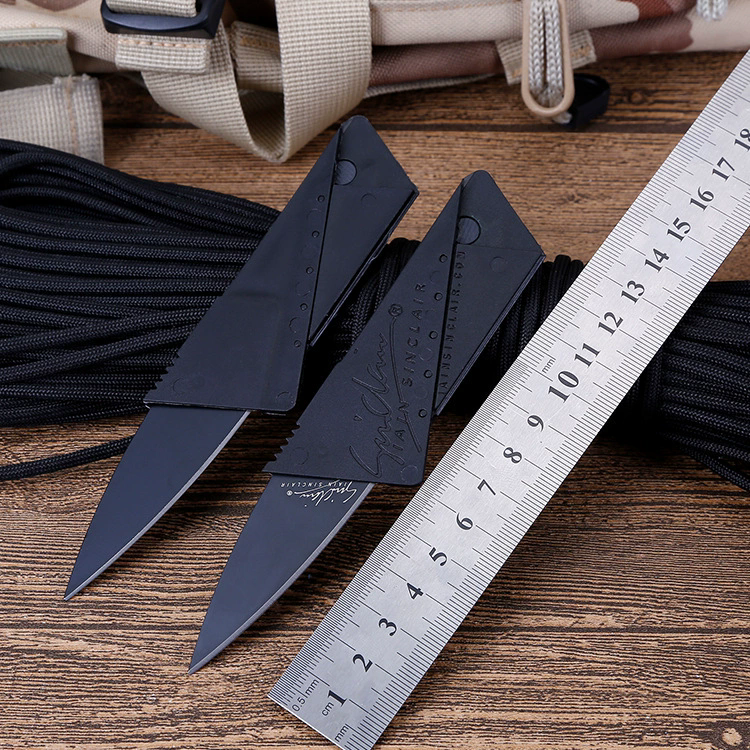 1pc Multi functional card knife, portable outdoor knife, folding knife