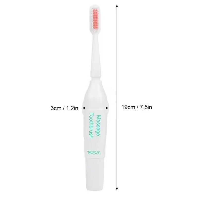 Electric toothbrush multi angle toothbrush cleaning teeth care tool, with 2 brush heads