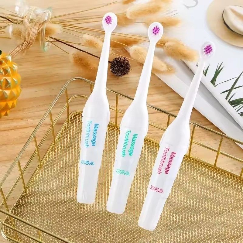 Electric toothbrush multi angle toothbrush cleaning teeth care tool, with 2 brush heads