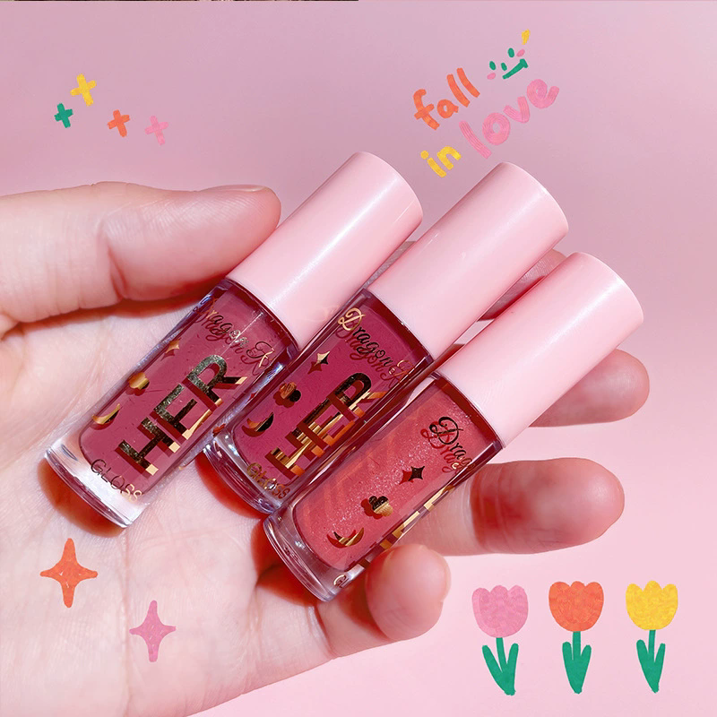 1Pcs Mirror Water Lip Gloss Lip Glaze Transparent Glass Lip Oil Waterproof Liquid LipstickLips Cosmetics B2-867 view 3