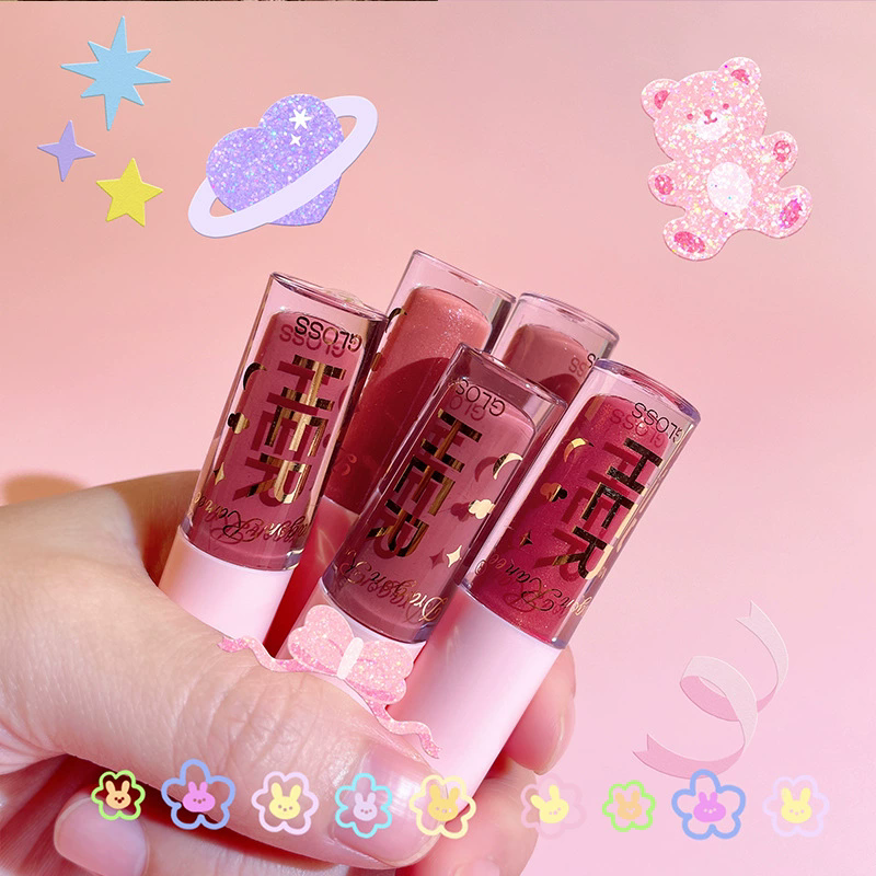 1Pcs Mirror Water Lip Gloss Lip Glaze Transparent Glass Lip Oil Waterproof Liquid LipstickLips Cosmetics B2-867 view 2