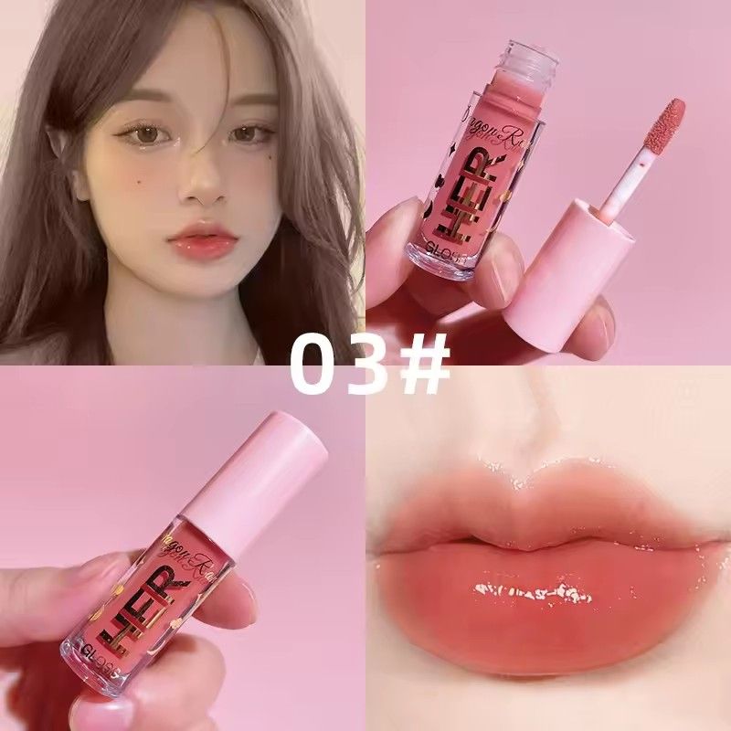 1Pcs Mirror Water Lip Gloss Lip Glaze Transparent Glass Lip Oil Waterproof Liquid LipstickLips Cosmetics B2-867 view 7
