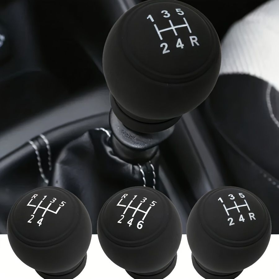Silicone Gear Shift Knob Cover with Non-Slip Grip - Gel Protector for Manual Transmissions, Car Interior Accessory C-663