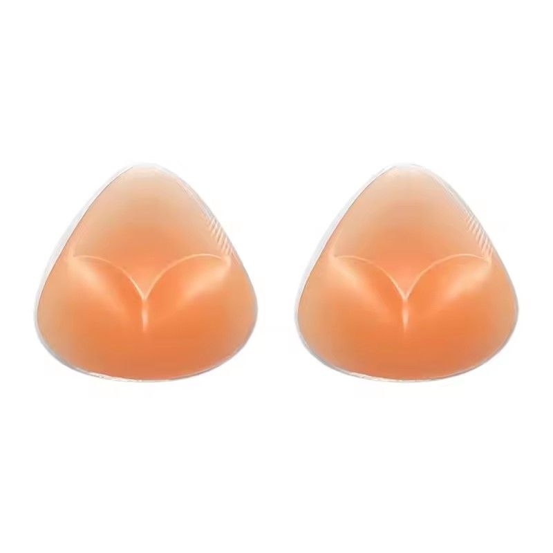 1 Pair of invisible Bikini Self-adhesive Thick Bra Waterproof Bra Silicone Breast Pad Breathable Underwear invisible Pad