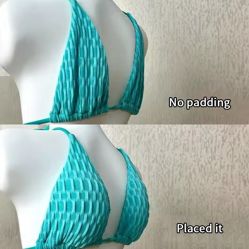 1 Pair of invisible Bikini Self-adhesive Thick Bra Waterproof Bra Silicone Breast Pad Breathable Underwear invisible Pad