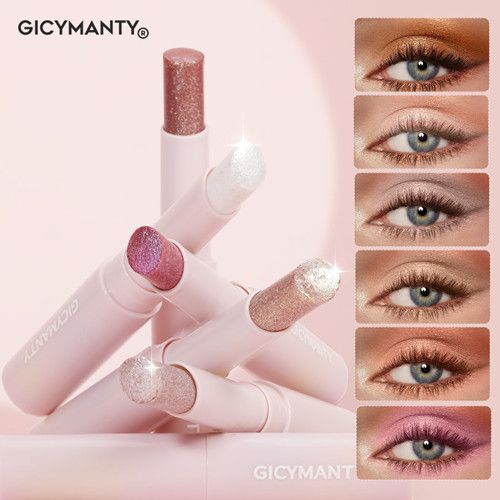 Jelly Eye Shadow Stick, Starlight,Pearl Light, Fine Flicker, Waterproof, Silkworm Pupa Contour, Cosmetics, Beauty Cosmetics