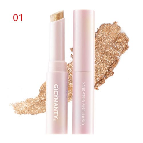Jelly Eye Shadow Stick, Starlight,Pearl Light, Fine Flicker, Waterproof, Silkworm Pupa Contour, Cosmetics, Beauty Cosmetics