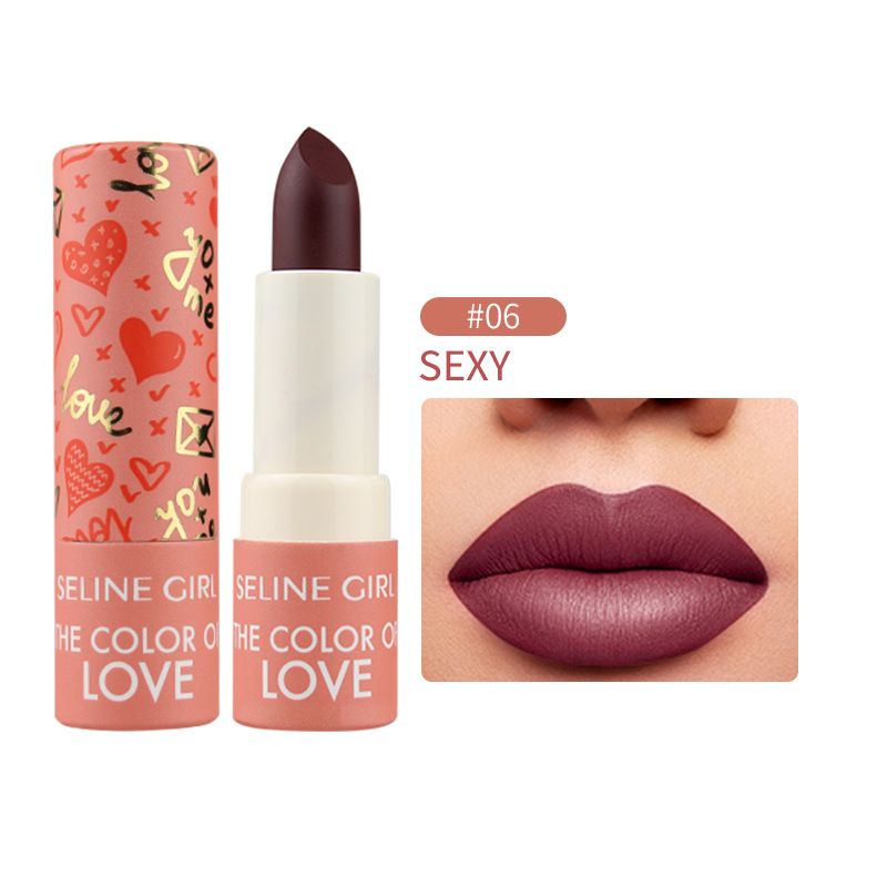 Natural 3D Lipstick Easy Coloring Moisturizing Lip Shine Water Resistant Lip Shine Makeup Woman Lipstick Cosmetics