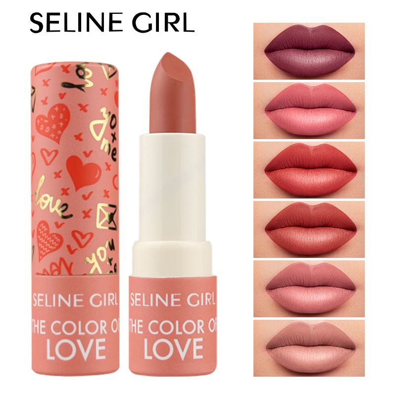 Natural 3D Lipstick Easy Coloring Moisturizing Lip Shine Water Resistant Lip Shine Makeup Woman Lipstick Cosmetics